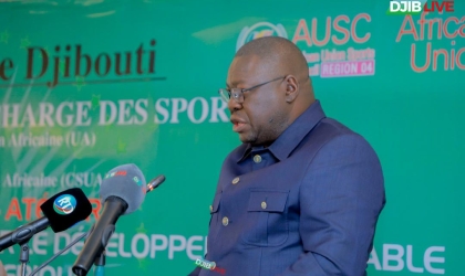 The General Secretary National Council of Sports Dr. Benard Patrick Ogwel (PhD) at one of the recent AUSC conferences
